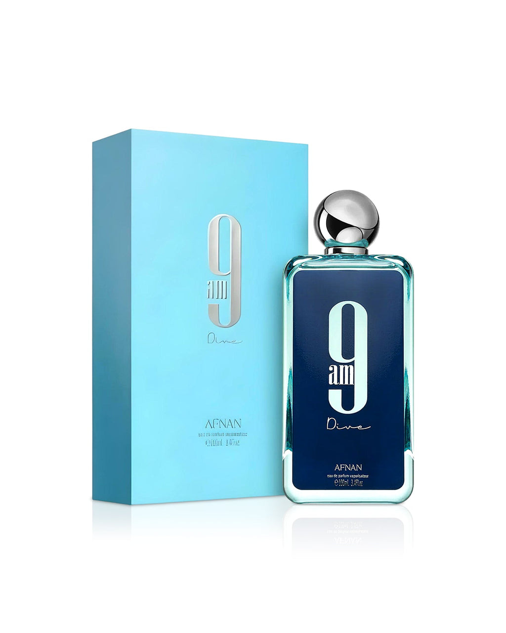 AFNAN 9 AM Dive Eau de Parfum 100ml – Parfum Frais Aquatique & Boisé Unisexe