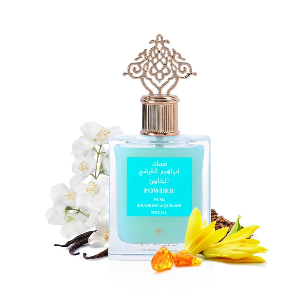 Ibraheem Al Qurashi Powder Musk EDP 75ml – Parfum Musqué Doux & Élégant
