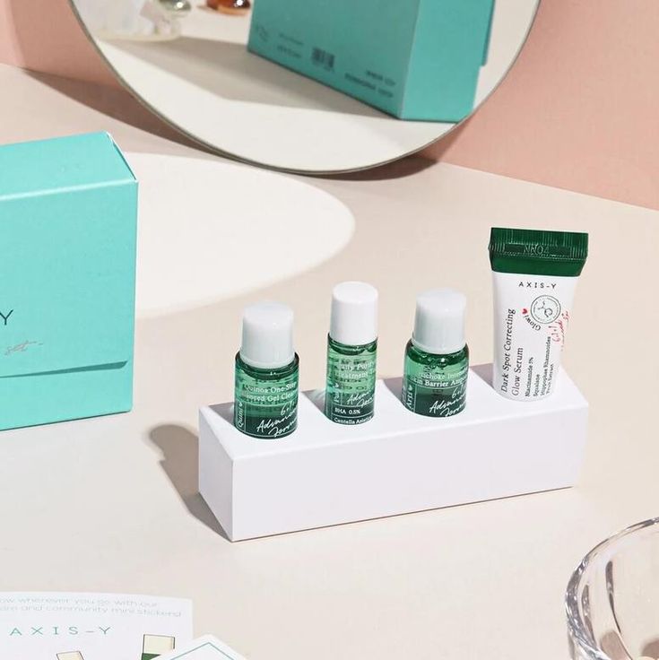 Axis-Y The Mini Glow Set – Kit Routine Éclat (Format Voyage)