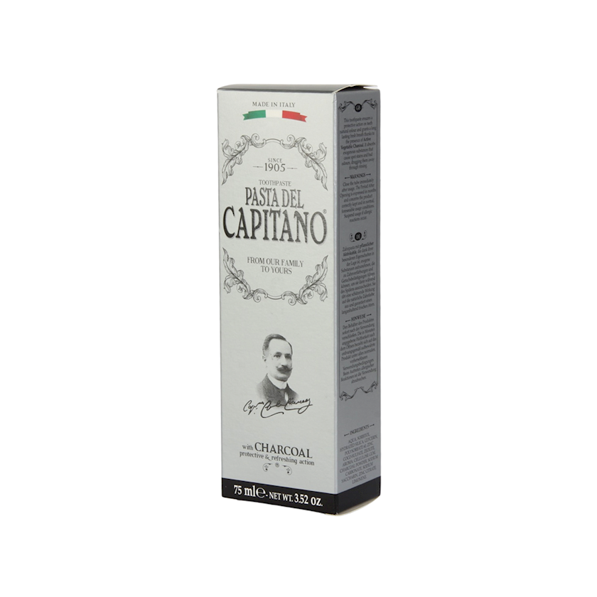 Pasta Del Capitano 1905 Charcoal Toothpaste 75ml