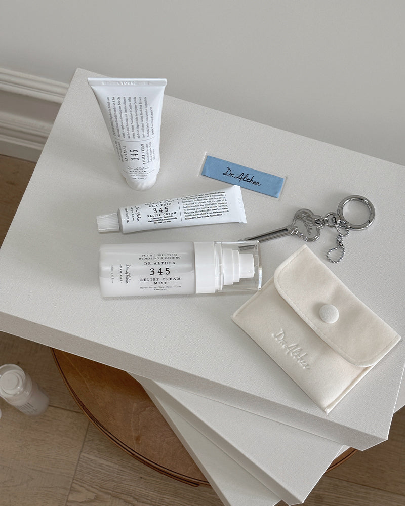 Dr. Althea 345 Relief Travel Kit – Brume, Sérum & Crème Apaisante