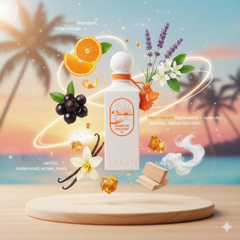 Ibraheem Al Qurashi Sunrise Melody EDP 100ml – Parfum Femme Élégant & Lumineux