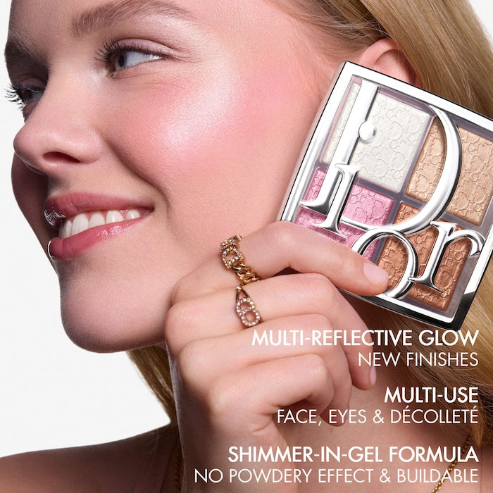 Dior Backstage Glow Maximizer Face Palette – Palette Highlighter & Blush Multi-Usage