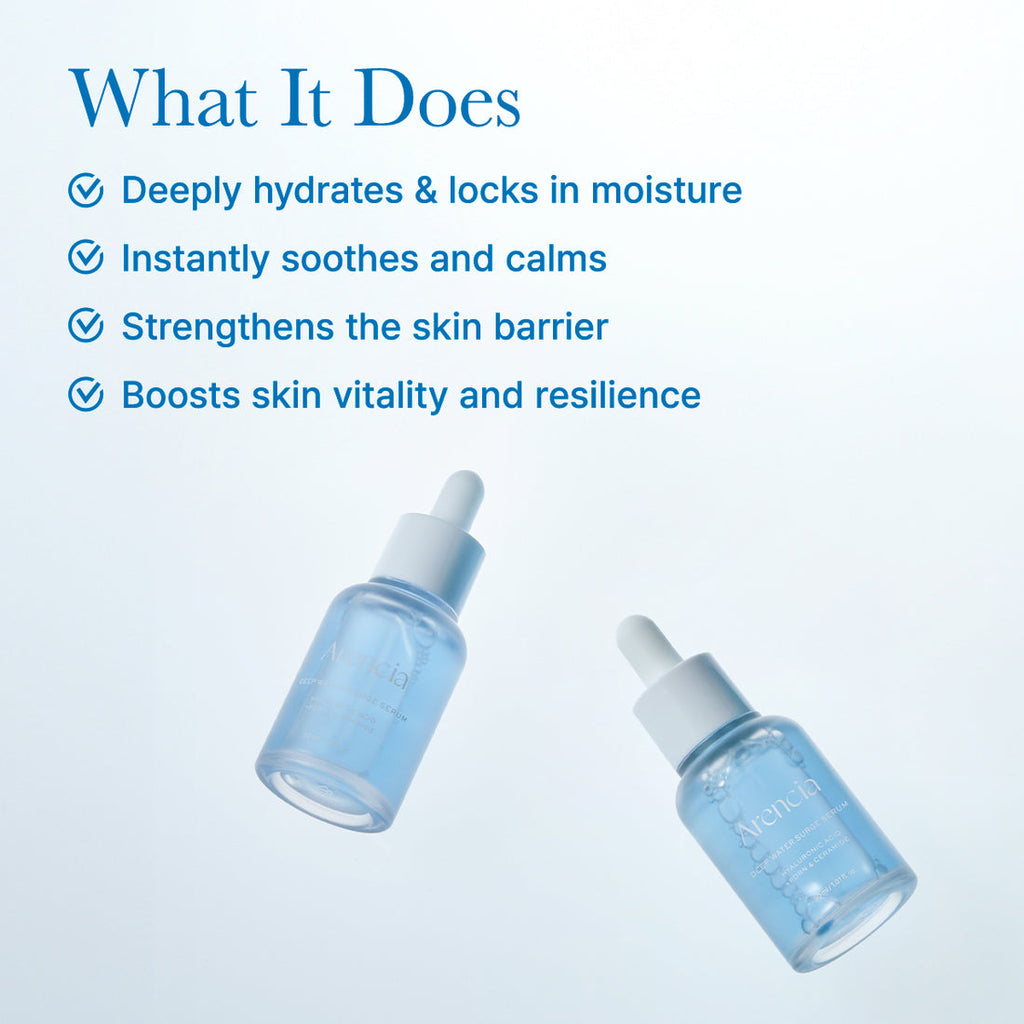 ARENCIA Deep Water Surge Serum – Sérum Visage Hydratation Profonde