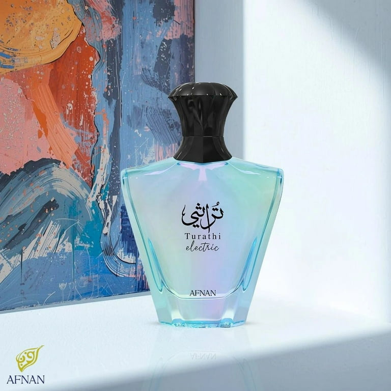 Turathi Electric EDP 90ml – Afnan - Parfum Unisexe Citrus, Épices & Bois