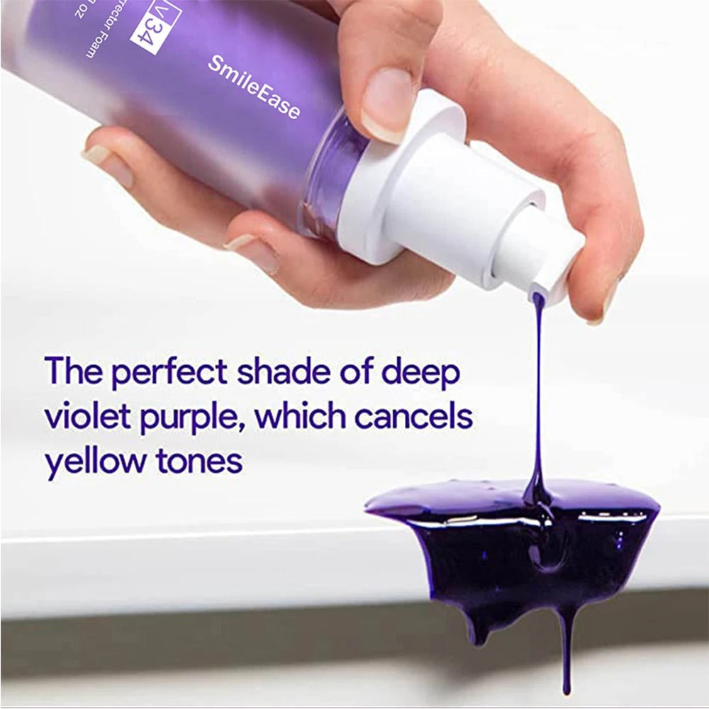 Hismile V34 Tooth Whitening Mousse – Mousse Blanchissante & Correction de Couleur