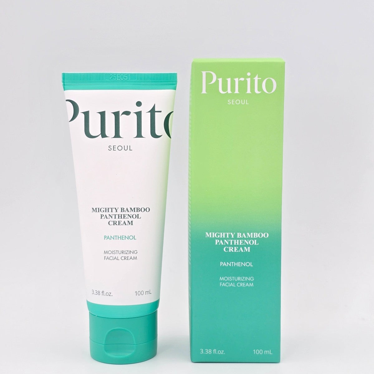 Purito Mighty Bamboo Panthenol Cream 100ml – Crème Réparatrice & Barrière Cutanée