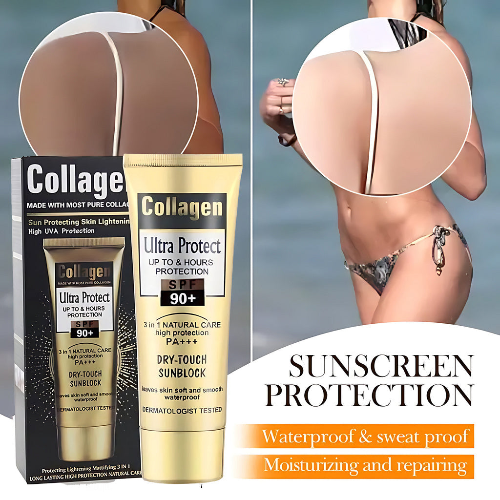 Collagen Ultra Protect Dry-Touch Sunblock SPF 90+ PA+++ 100ml – Protection Solaire Haute Performance