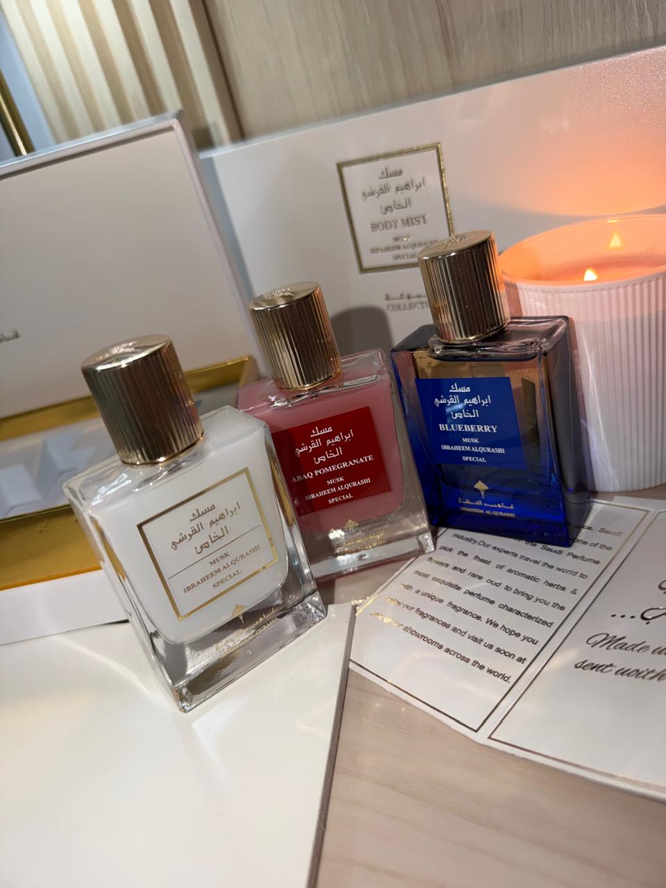 Ibrahim Al Qurashi Musk Set 5×30ml – Coffret Muscs Fruités & Élégants