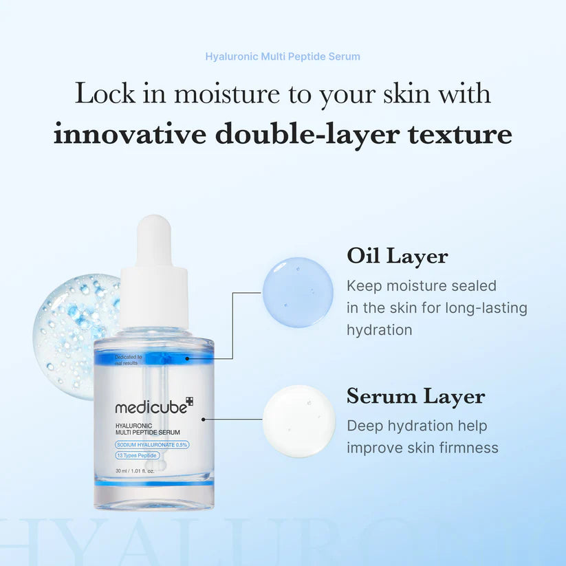 Medicube Hyaluronic Multi Peptide PDRN Serum 30ml – Sérum Hydratant & Repulpant