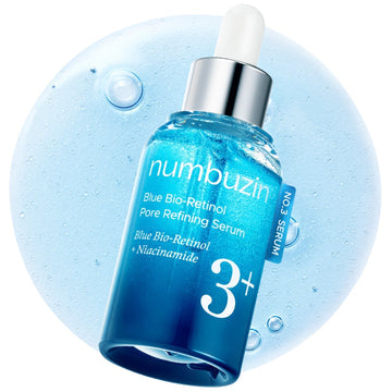 Numbuzin No.3 Blue Bio-Retinol Pore Refining Serum 30ml – Sérum Anti-Pores & Effet Lifting