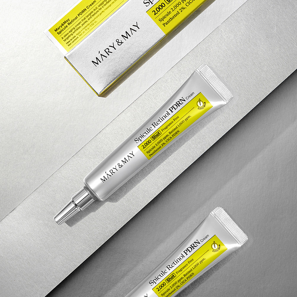 Mary&May Spicule Retinol PDRN Cream 15g – Crème Anti-Âge Raffermissante & Texture Peau