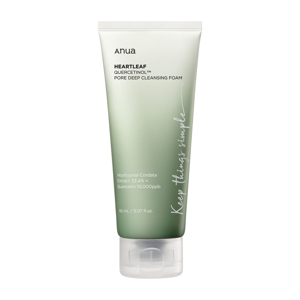 Anua Heartleaf quercetinol pore deep cleansing foam, 150 mL