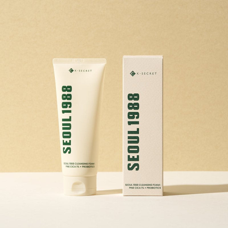 K-SECRET Seoul 1988 Cleansing Foam Pine Cica 1% + Probiotics
