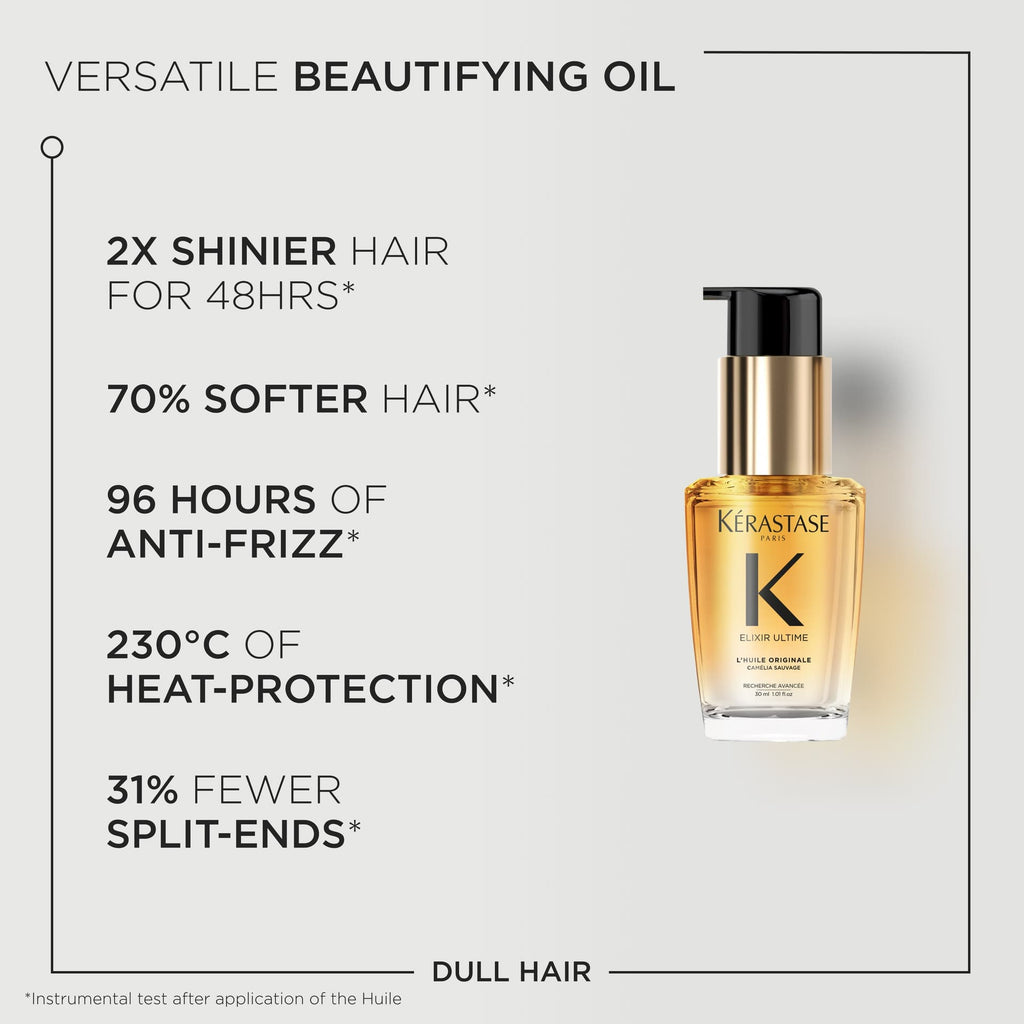 Kérastase Elixir Ultime Hair Oil 30 ml – Huile Capillaire Brillance & Anti-Frizz