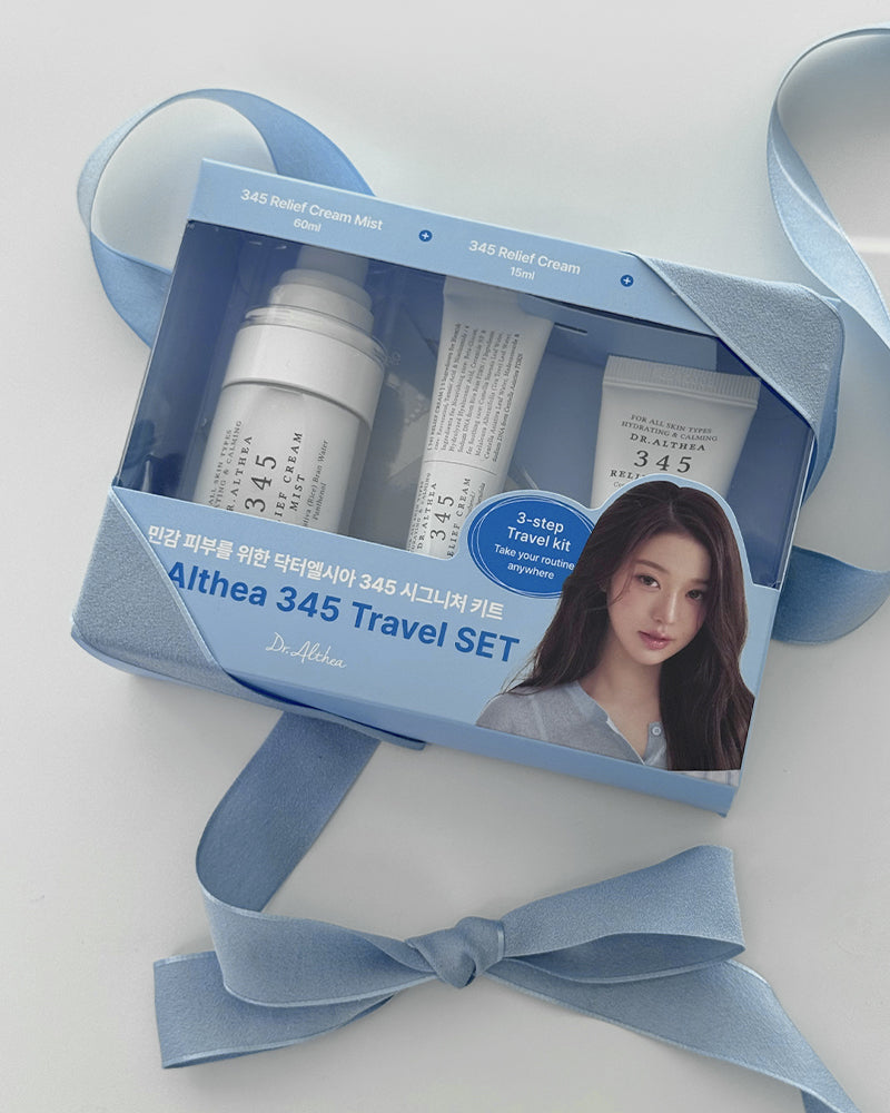 Dr. Althea 345 Relief Travel Kit – Brume, Sérum & Crème Apaisante
