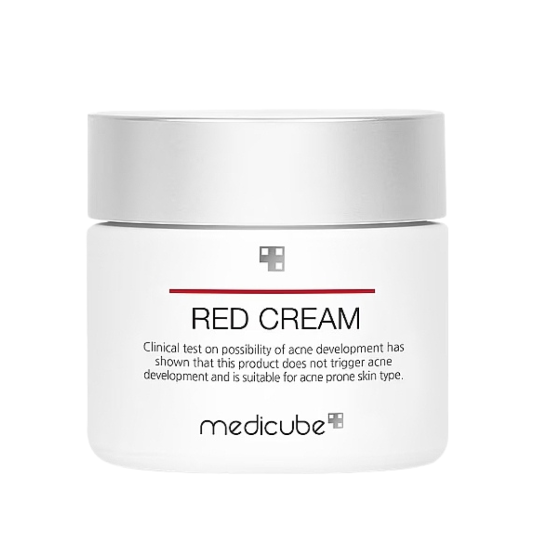 MEDICUBE – Red Cream | Crème Apaisante & Réparatrice Visage