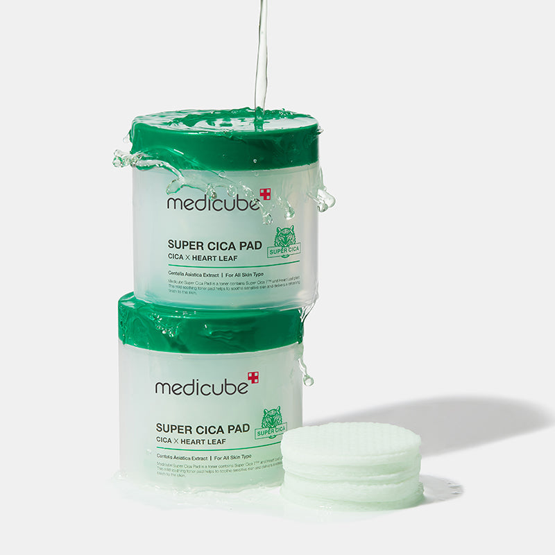 Medicube Super Cica Toner Pad – Pads Toniques Apaisants pour le Visage