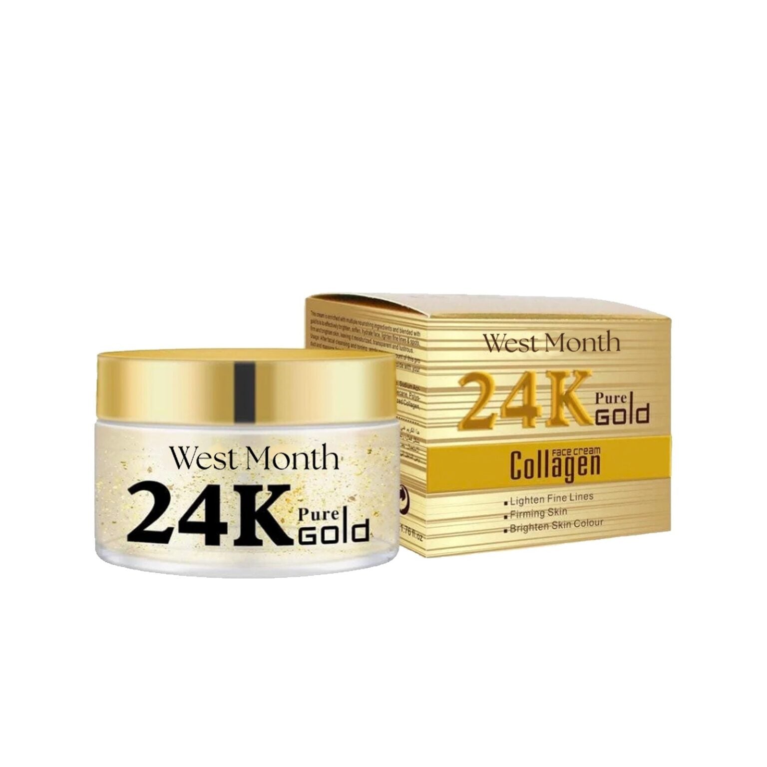 24k Gold Collagen cream, firming and anti-wrinkle cream, brightening and whitening cream