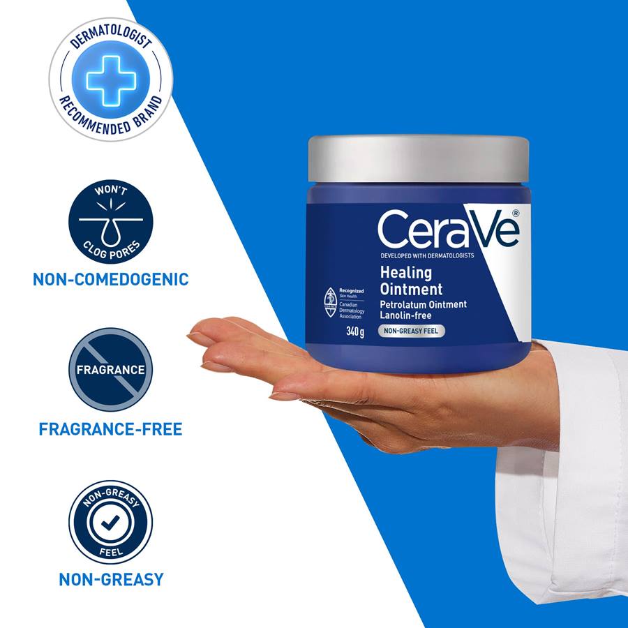 Cerave Healing Ointment to Protect and Soothe Dry Skin, 12 oz