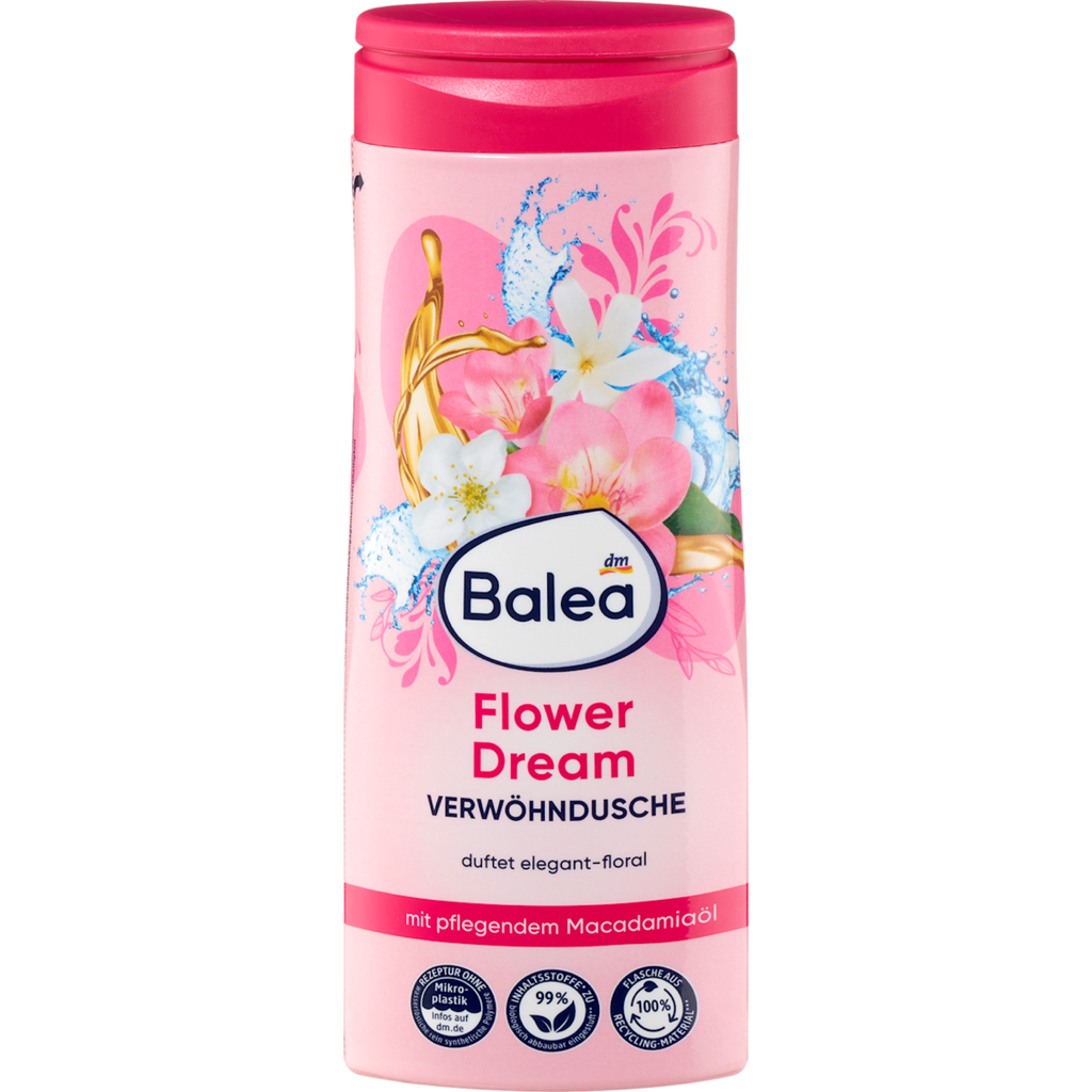 Balea Shower Gel Pack 3x300ml – Lovely Fruits, Flower Dream & Hibiscus Havana