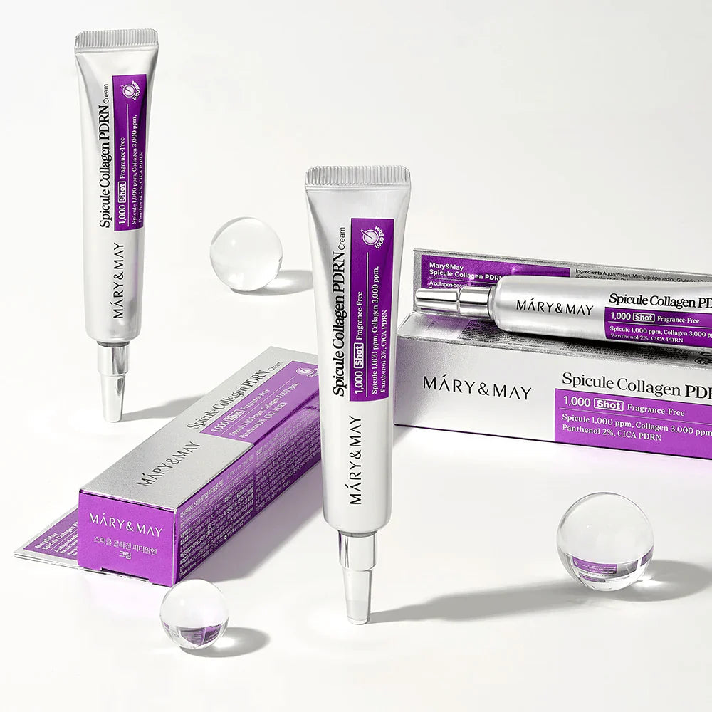 Mary&May Spicule Collagen PDRN Cream 15ml – Crème Raffermissante & Réparatrice