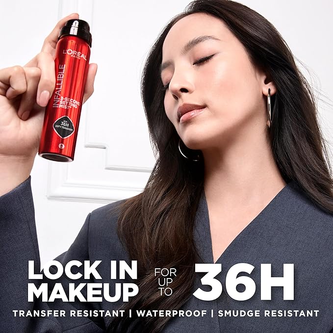 L’Oréal Paris Infaillible 3-Second Setting Spray – Brume Fixatrice 36H 50ml