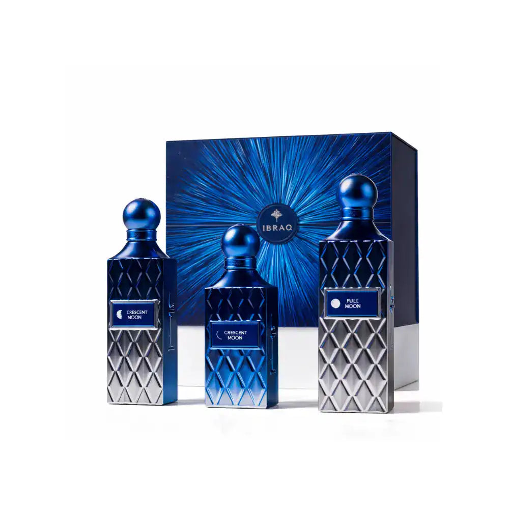 Moon Collection IBRAQ – Ibraheem Al Qurashi – Coffret Parfum Luxe 3 Fragrances