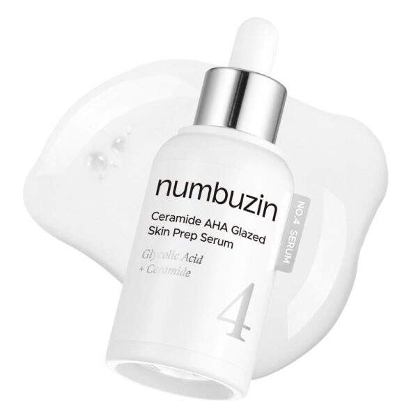 Numbuzin No.4 Ceramide AHA Glazed Skin Prep Serum 30ml – Sérum Lissant & Hydratant