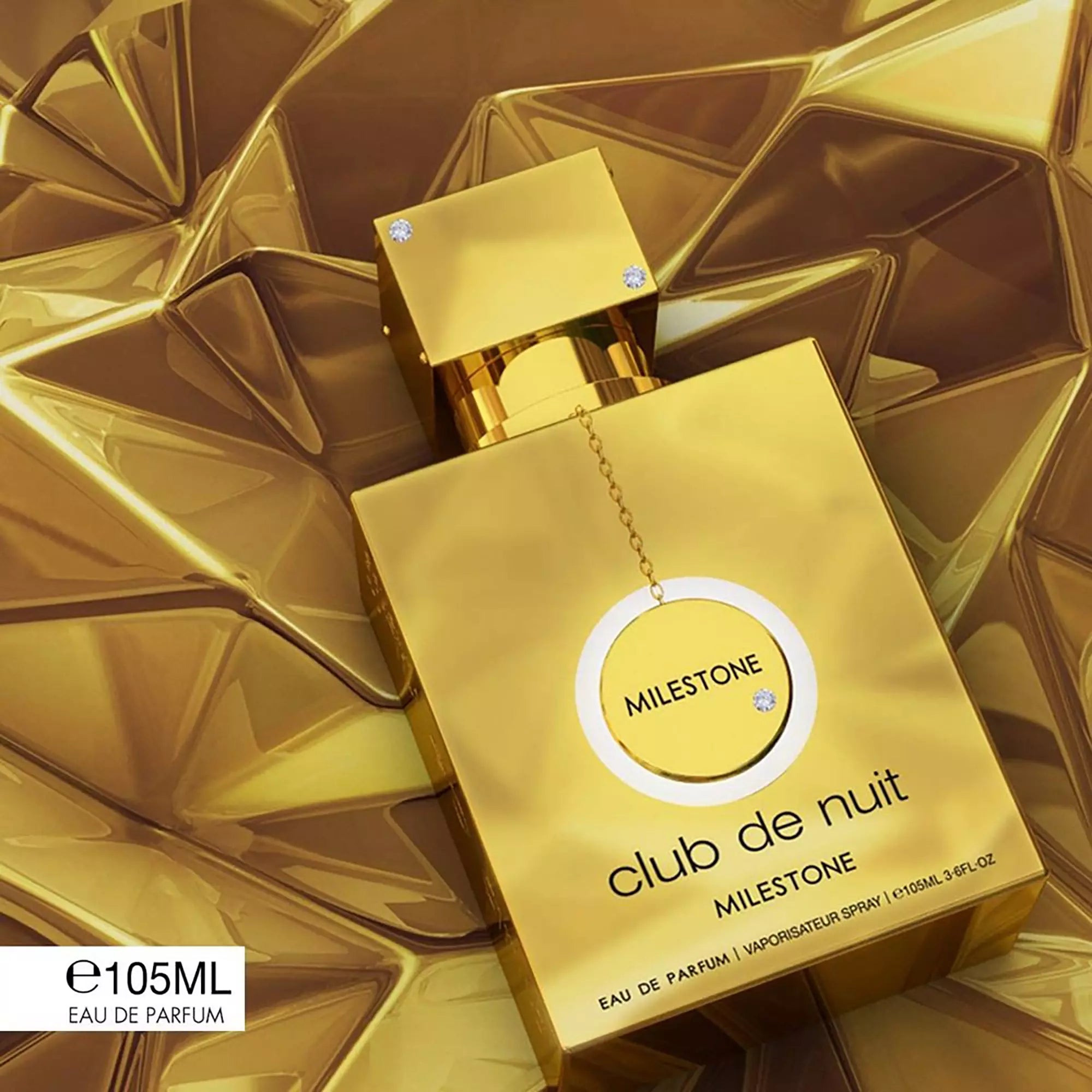 Armaf Club de Nuit Milestone Eau de Parfum 105ml – Parfum Marin, Fruité & Boisé