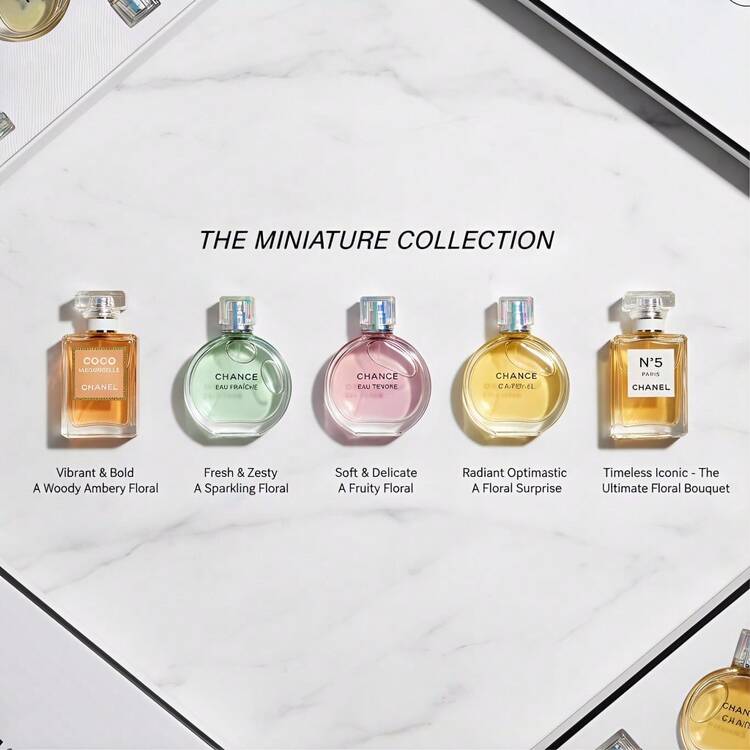CHANEL Coffret Mini Parfums Femme – 5 × 7,5ml Eau de Parfum