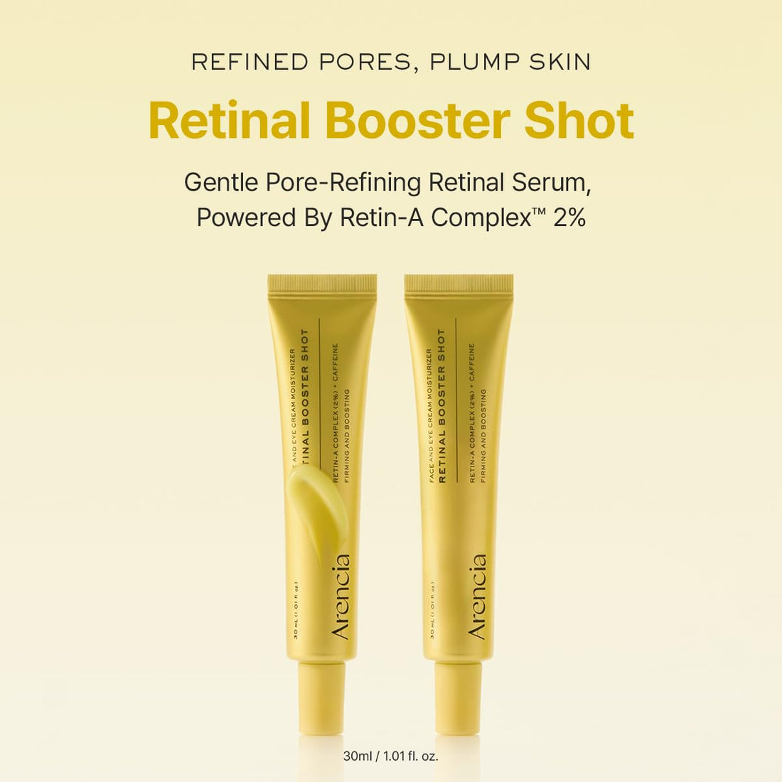 Arencia RETIN-A Complex (2%) + Caffeine – Sérum Raffermissant & Boost Éclat