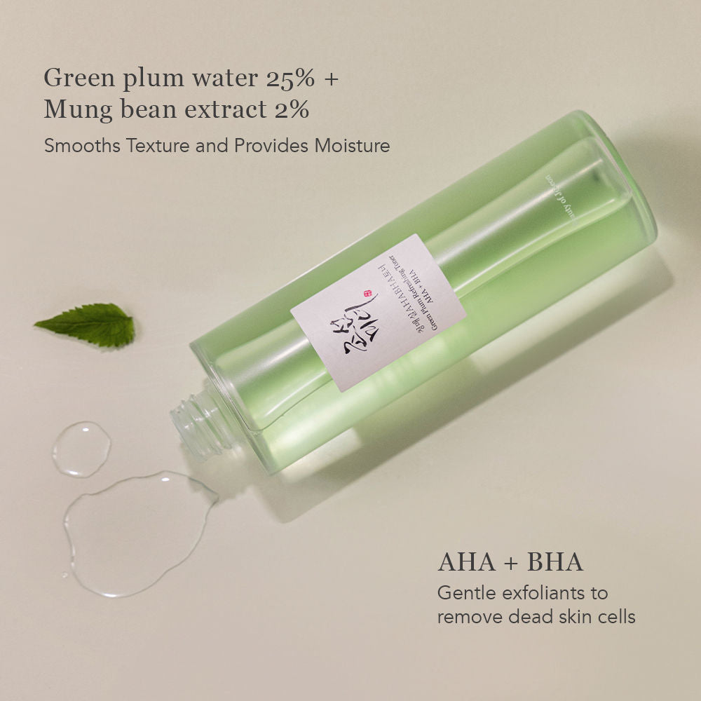 Beauty of Joseon Green Plum Refreshing Toner - AHA+BHA
(150ml)