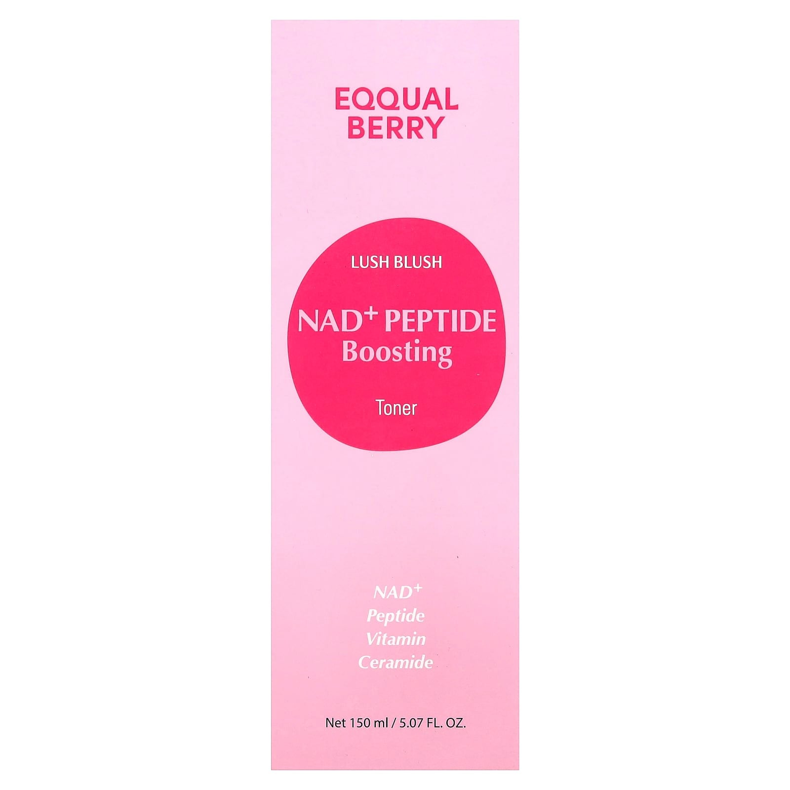 Eqqualberry NAD+ Peptide Boosting Toner 150ml – Toner Éclat & Fermeté