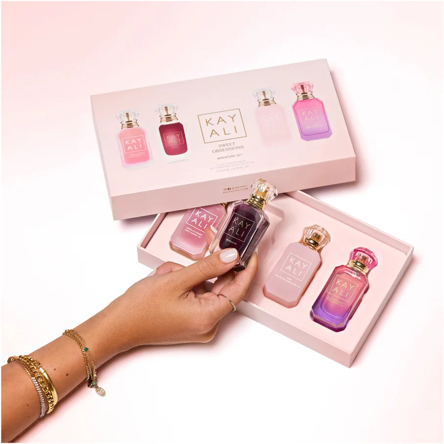 KAYALI Sweet Obsessions Set – Coffret 4 Parfums Miniatures 4 × 10 ml