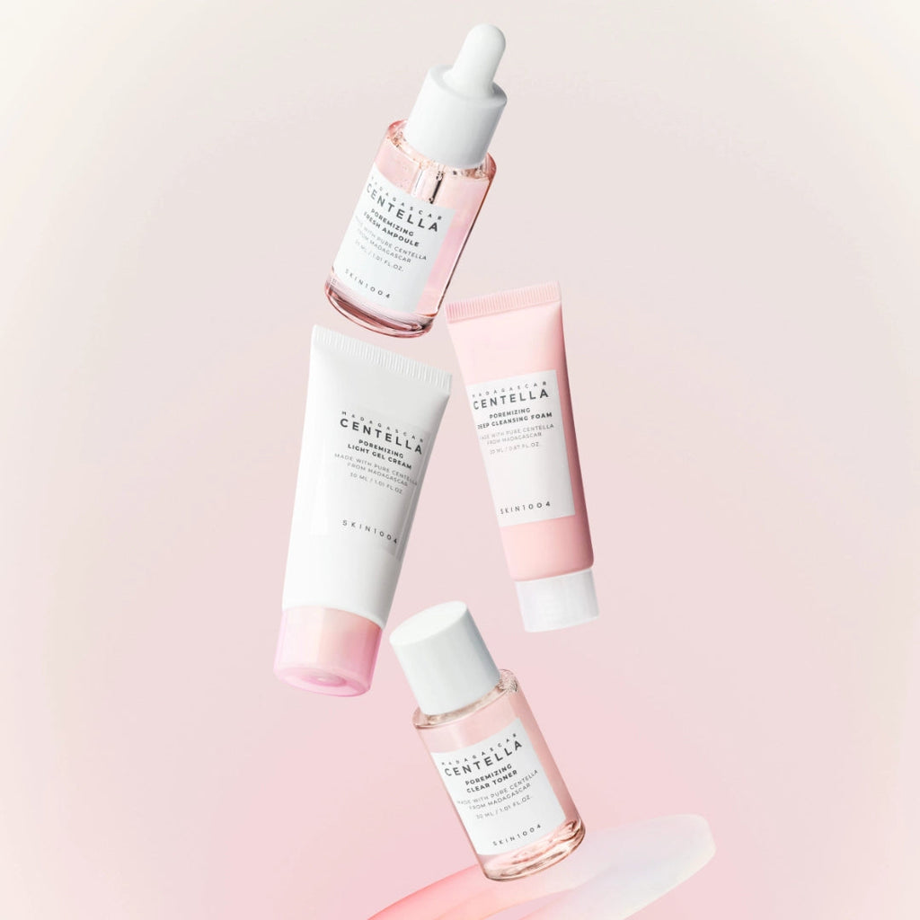 SKIN1004 Madagascar Centella Poremizing Travel Kit – Routine Anti-Pores 4 Étapes