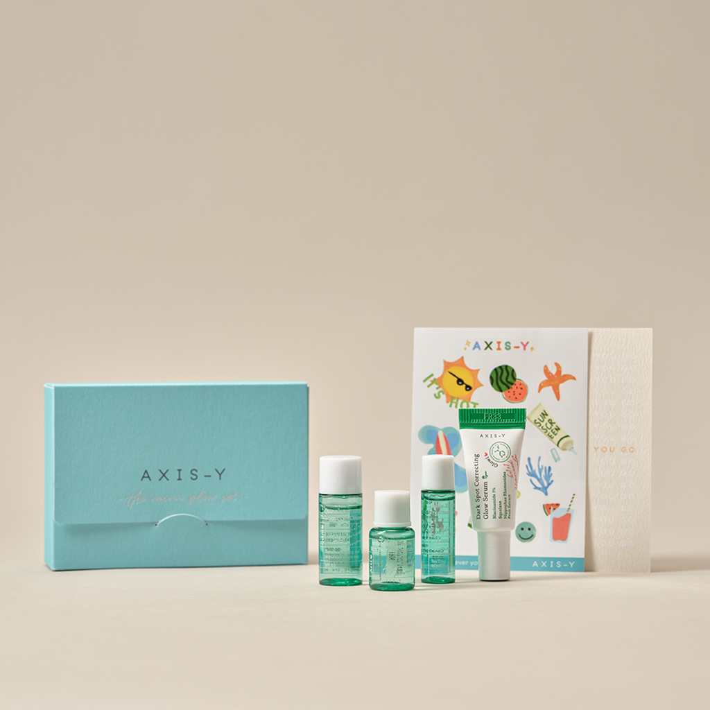 Axis-Y The Mini Glow Set – Kit Routine Éclat (Format Voyage)