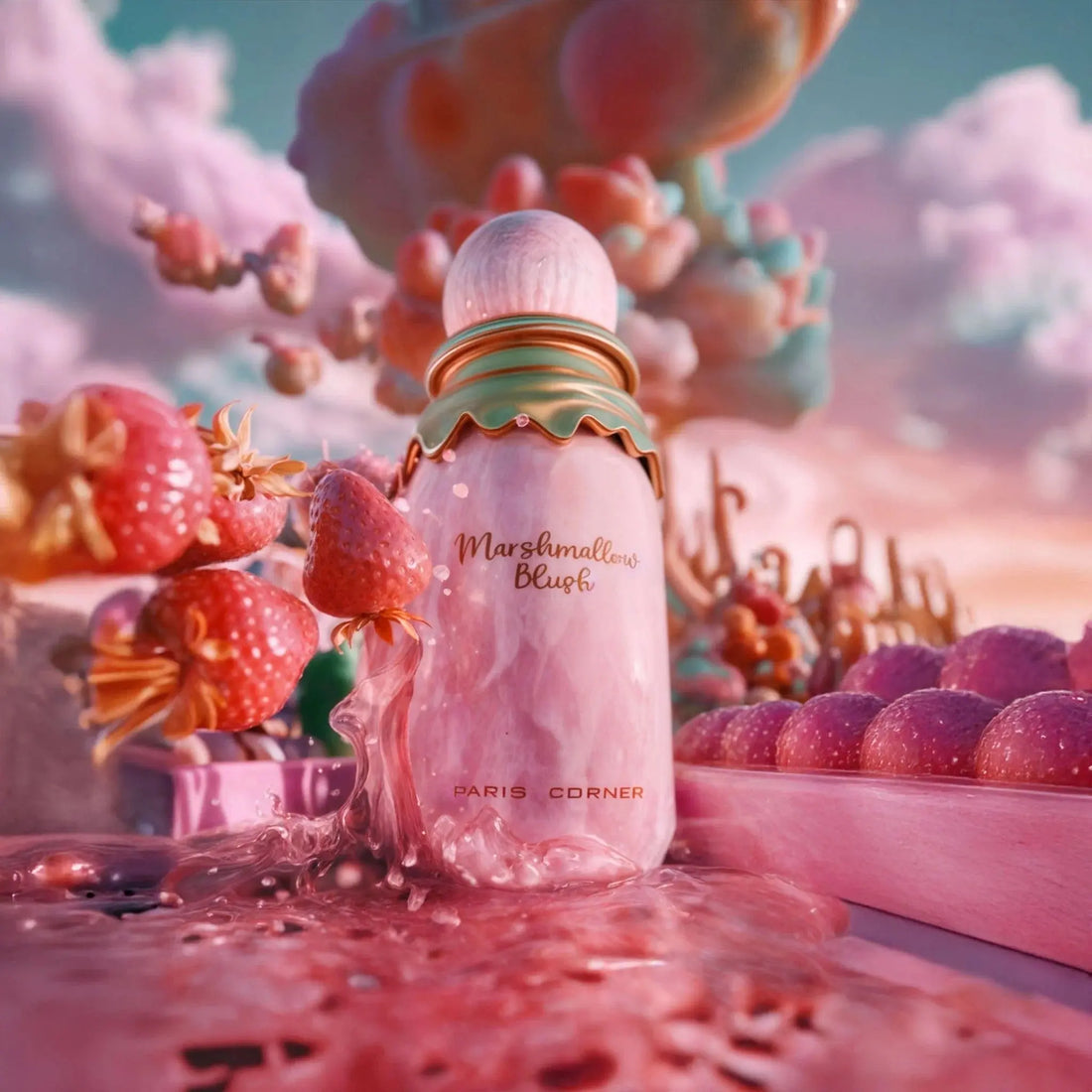 Paris Corner Marshmallow Blush Eau de Parfum 100ml – Parfum Gourmand & Doux