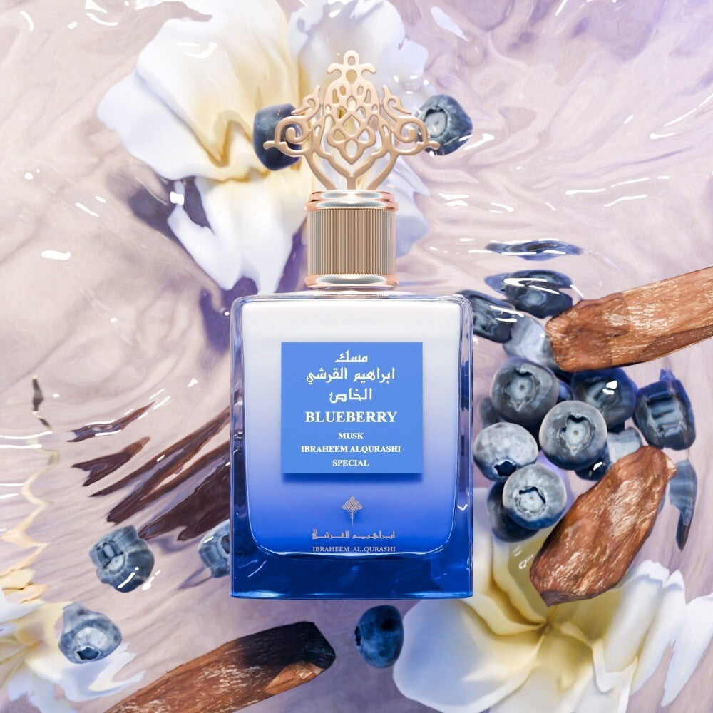 Ibraheem Al Qurashi Blueberry Musk EDP 75ml – Parfum Unisexe Fruité & Musqué