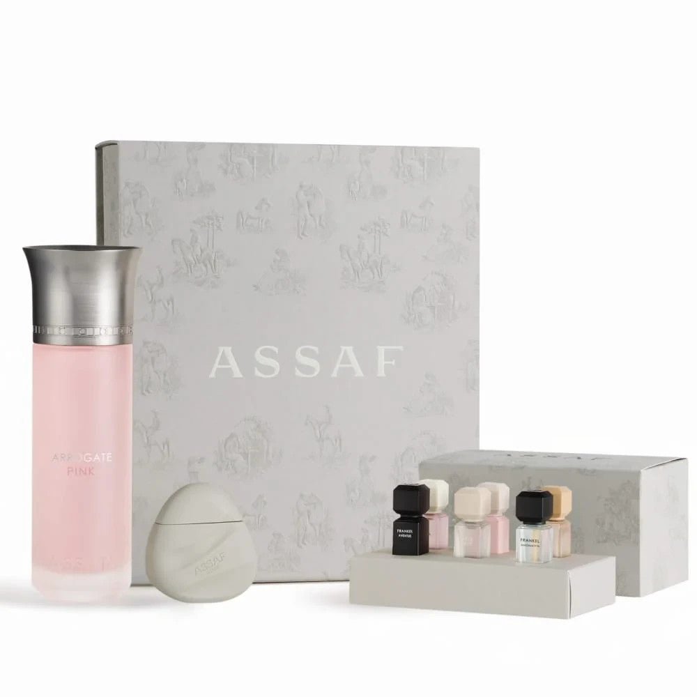 Arrogate Pink Set by Assaf Perfumes | 8 Pieces Set