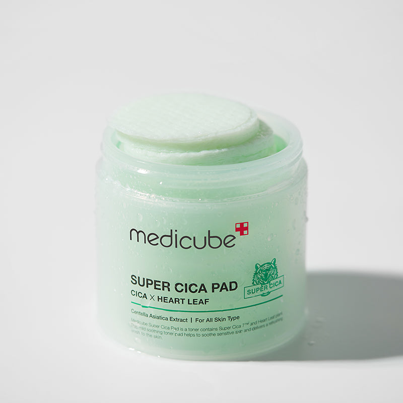 Medicube Super Cica Toner Pad – Pads Toniques Apaisants pour le Visage