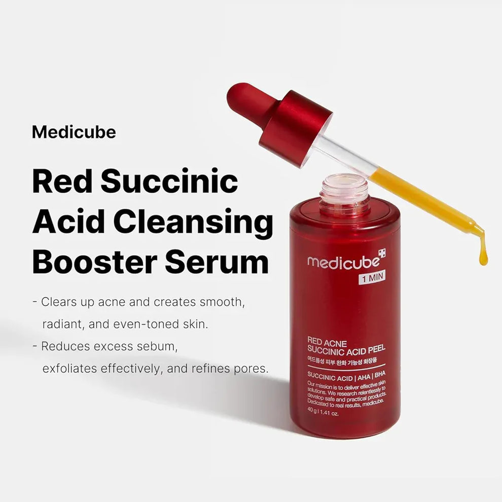 Medicube Red Acne Succinic Acid Peel 40g – Peeling Anti-Imperfections