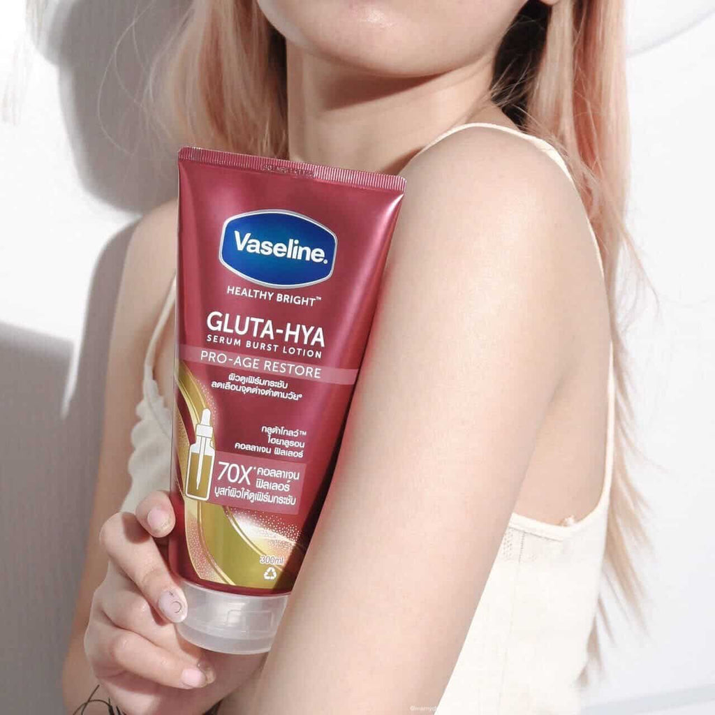 Vaseline® Gluta-Hya Serum Burst Lotion Pro-Age Restore 170ml – Lotion Corps Anti-Âge & Éclat