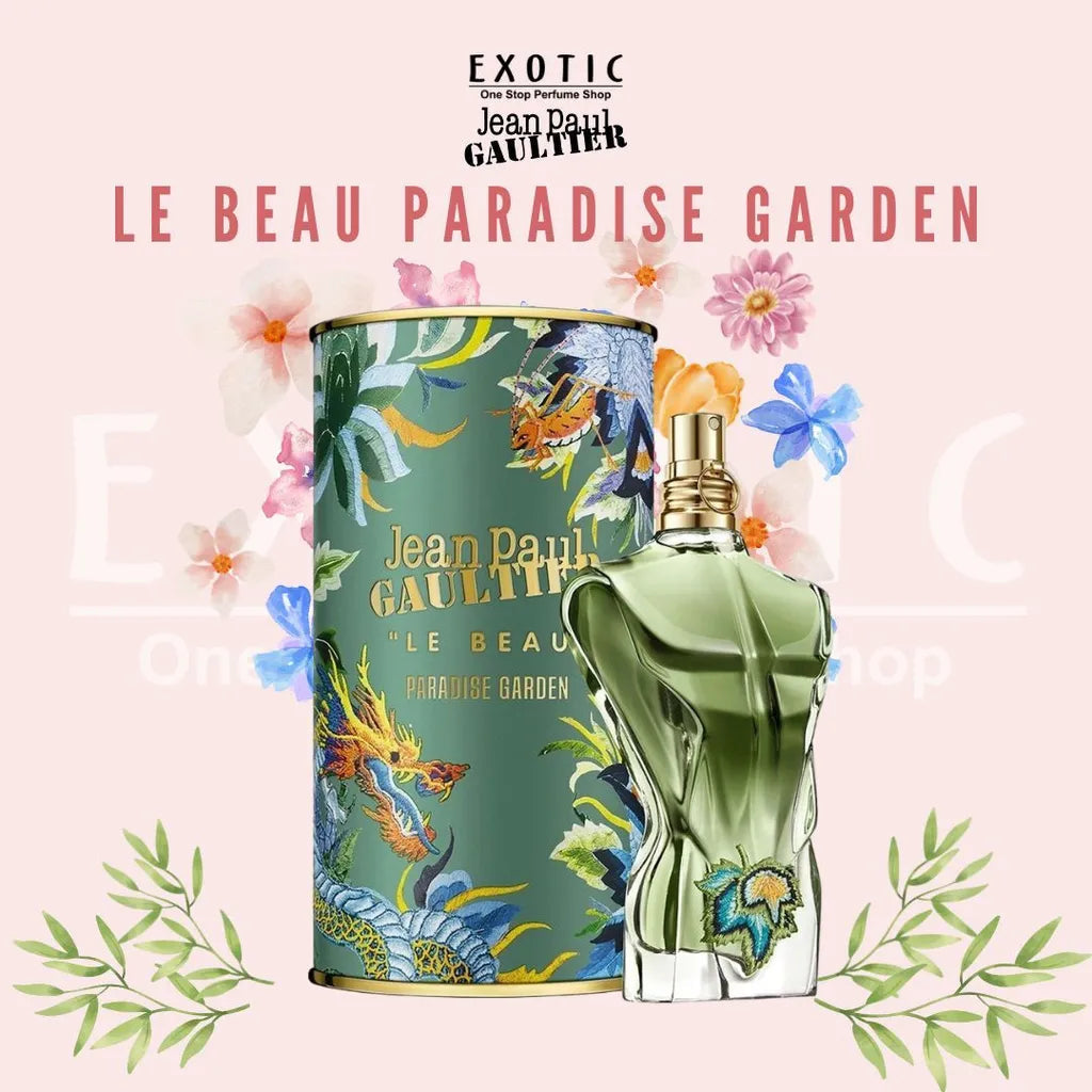 Jean Paul Gaultier Le Beau Paradise Garden EDP 75ml – Parfum Homme Tropical & Sensuel
