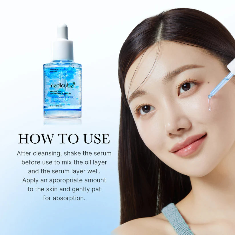Medicube Hyaluronic Multi Peptide PDRN Serum 30ml – Sérum Hydratant & Repulpant