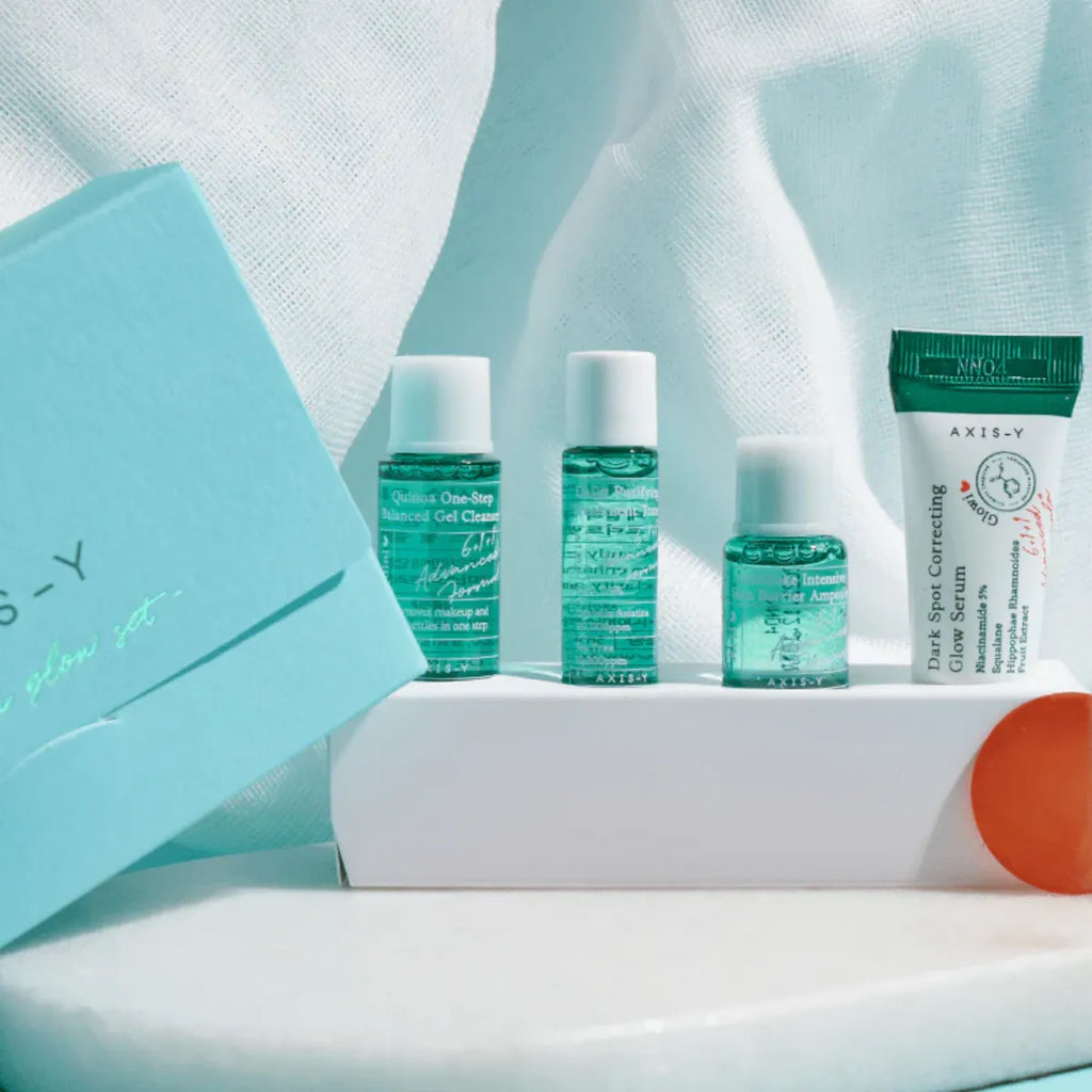 Axis-Y The Mini Glow Set – Kit Routine Éclat (Format Voyage)