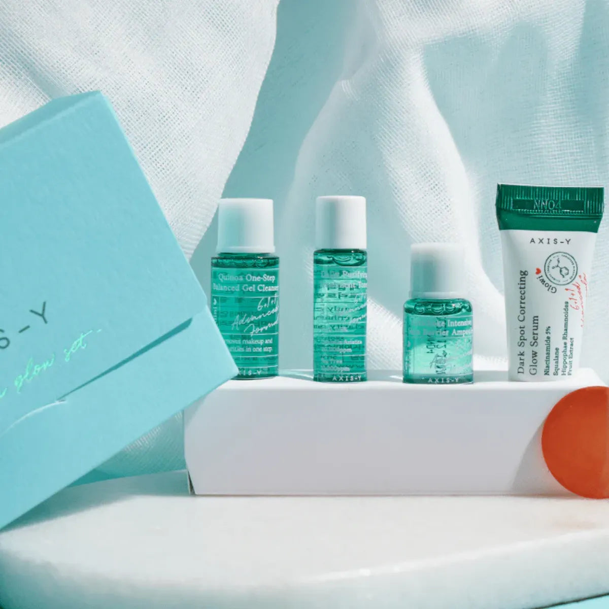 Axis-Y The Mini Glow Set – Kit Routine Éclat (Format Voyage)