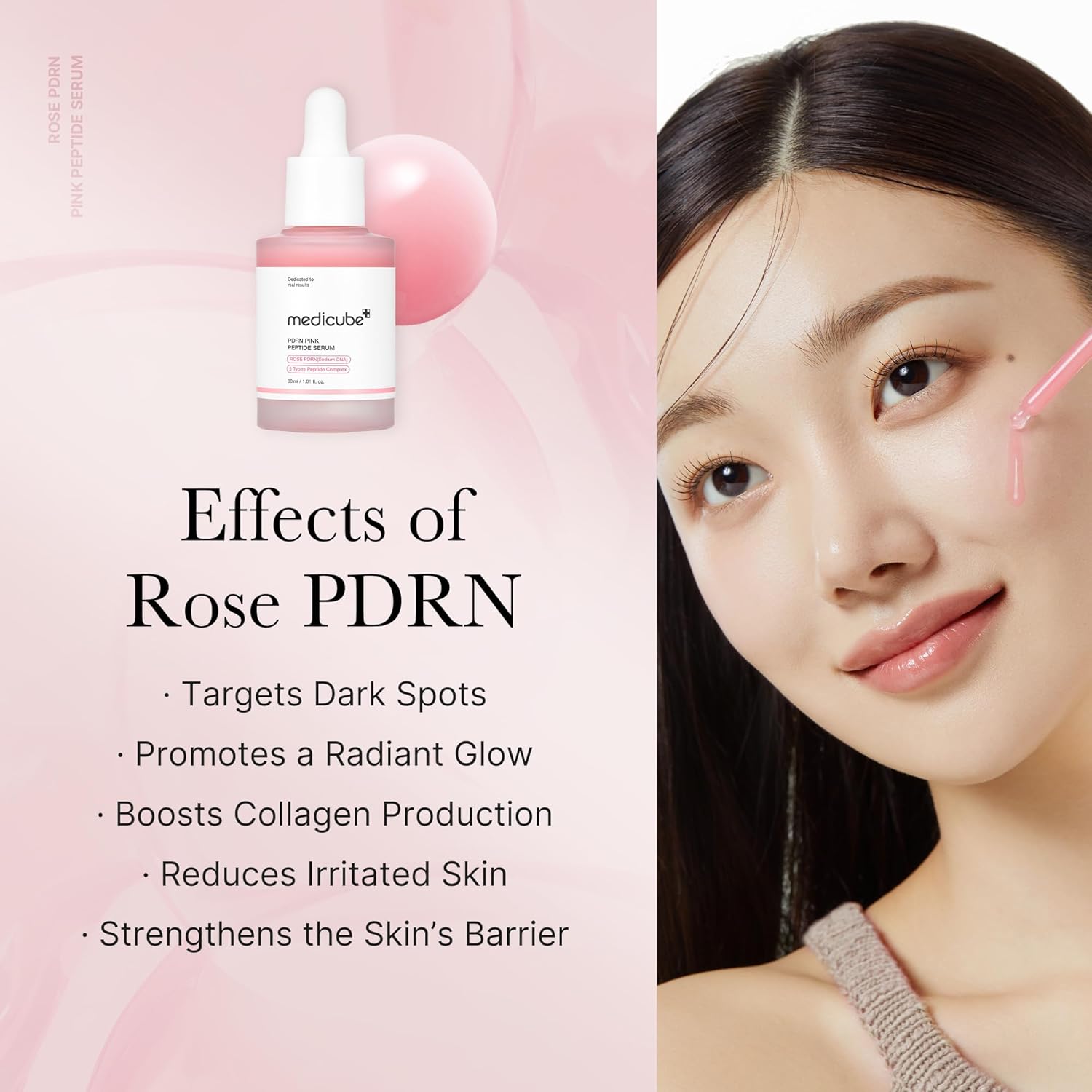 MEDICUBE COLLAGEN PDRN PINK PEPTIDE SERUM 30ML
