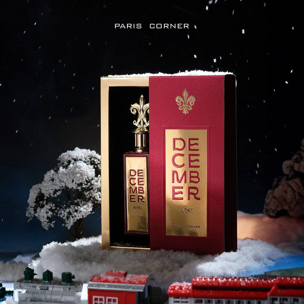 December Rose – Paris Corner | Eau de Parfum 85 ml | Floral & Fruité, Élégant et Romantique