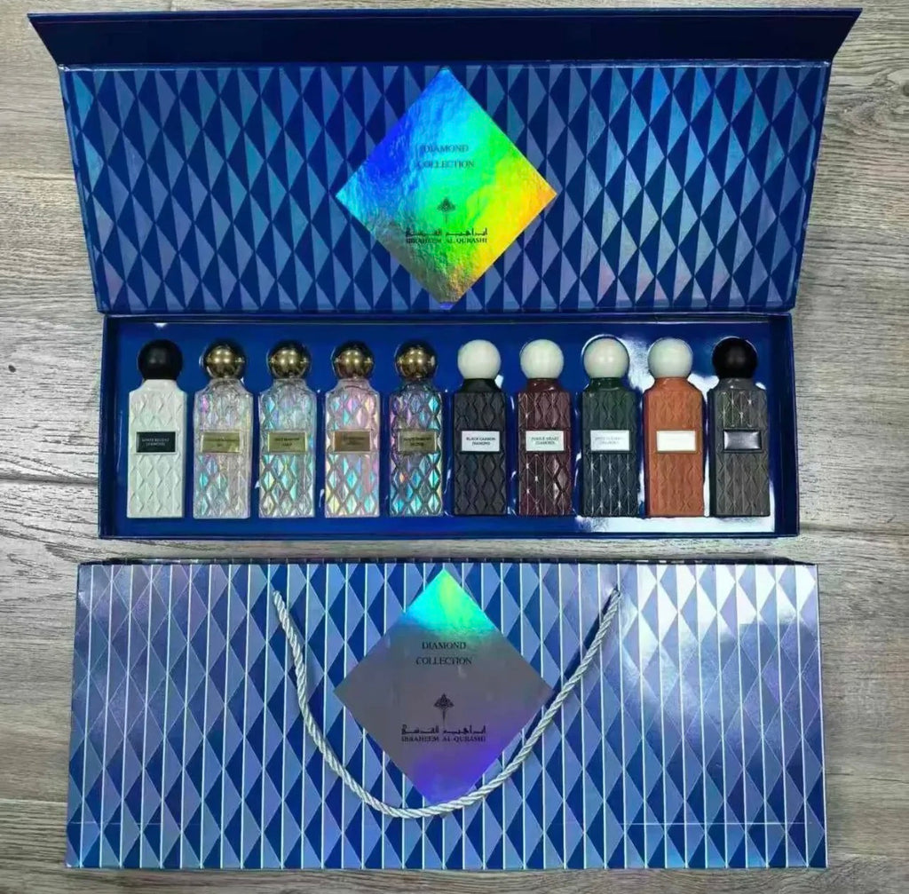 IBRAQ Discovery Diamond Collection – Coffret Découverte 10 Parfums × 30ml